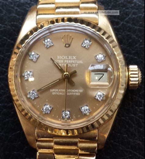 rolex damenuhr vintage|damen rolex mit diamanten.